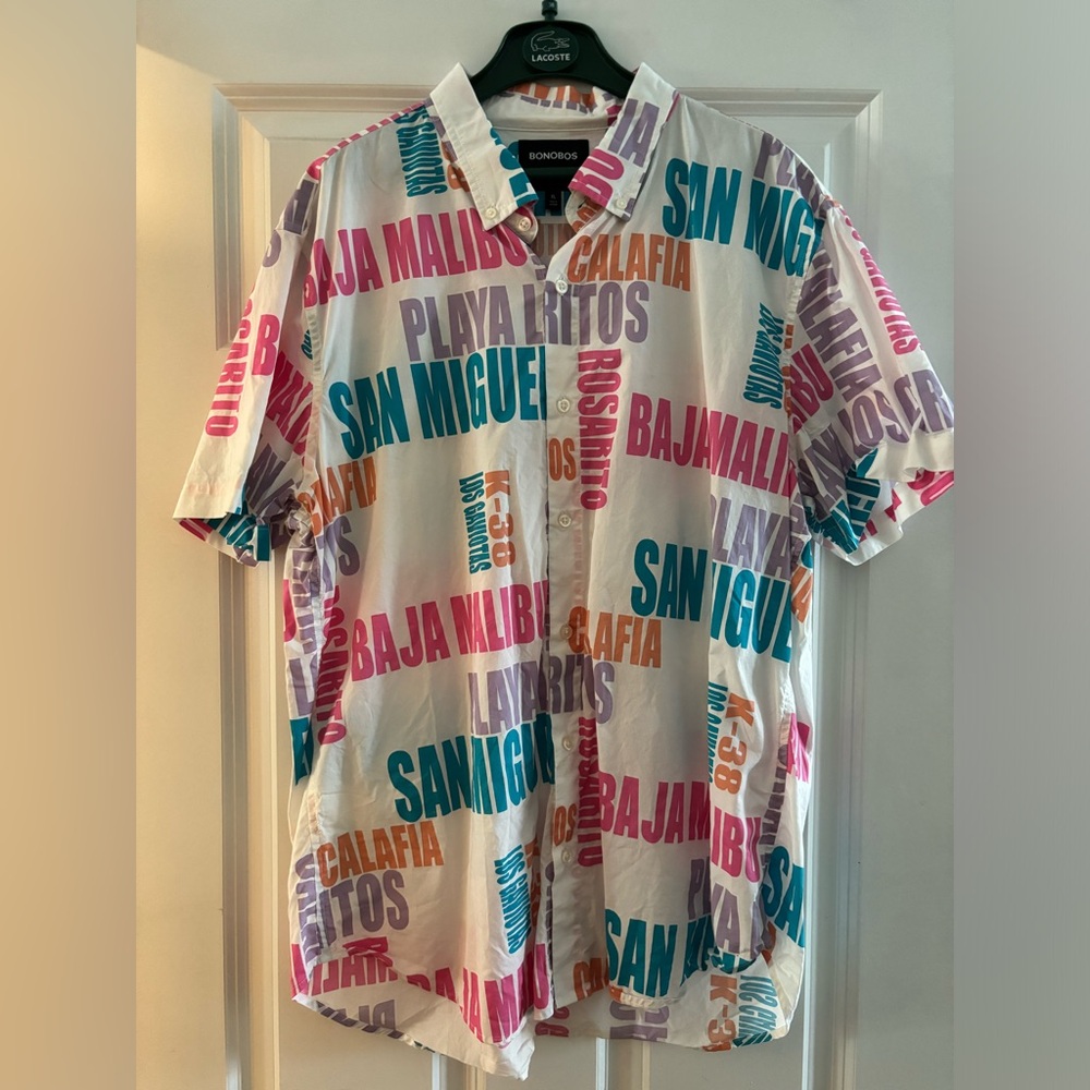 Bonobos Men’s SS button down size XL